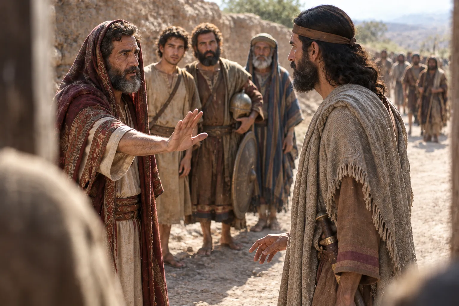 David restrains Abishai (2 Samuel 16:9–12)