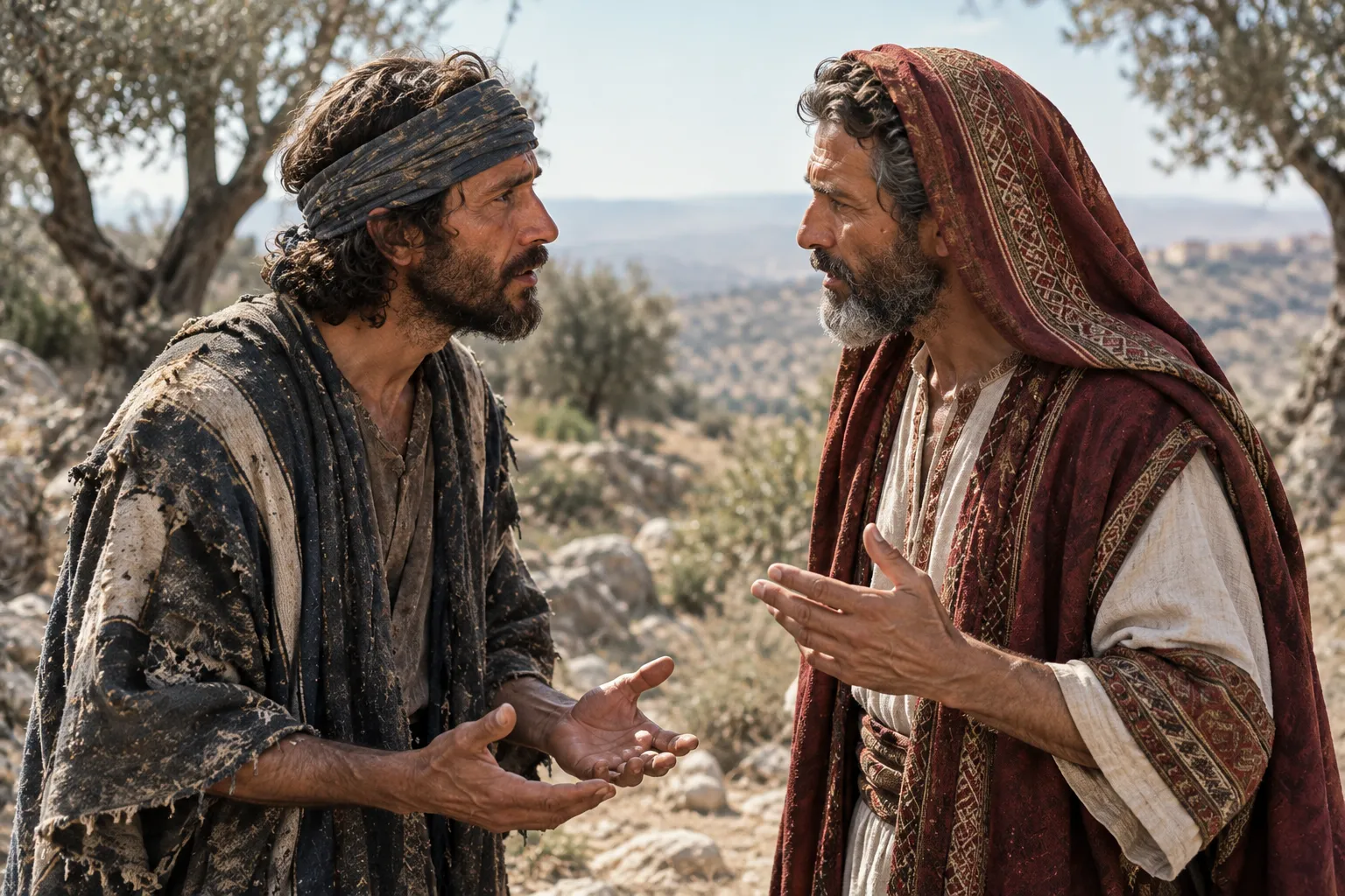 Hushai meets David at the summit (2 Samuel 15:32–34)
