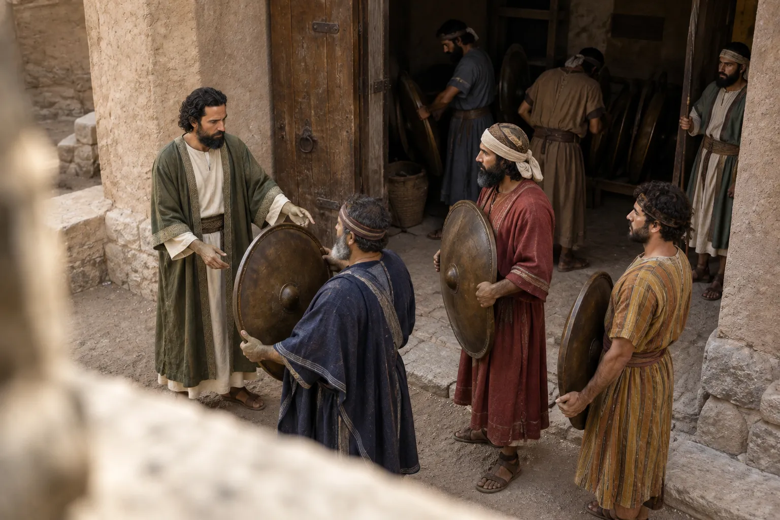 Bronze Shields Replace the Gold (2 Chronicles 12:10)
