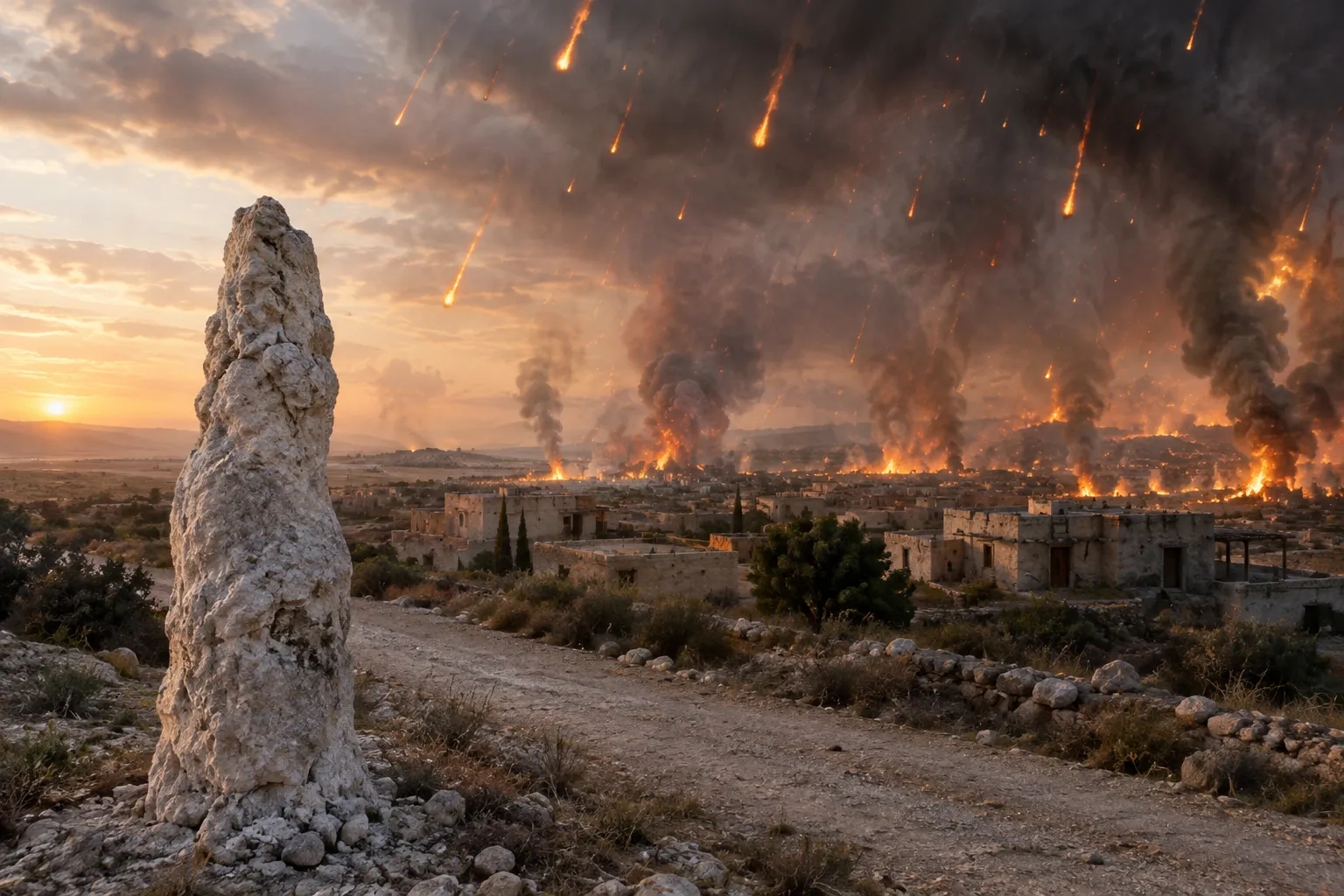 Fire, Sulfur, and the Pillar of Salt (Genesis 19:24–26)