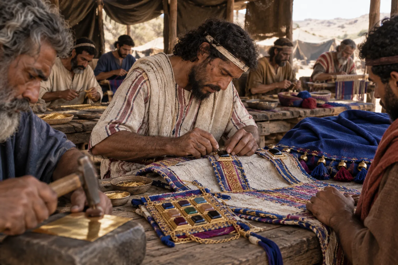 Bezalel and the Craftsmen at Work (Exodus 39:1–31)