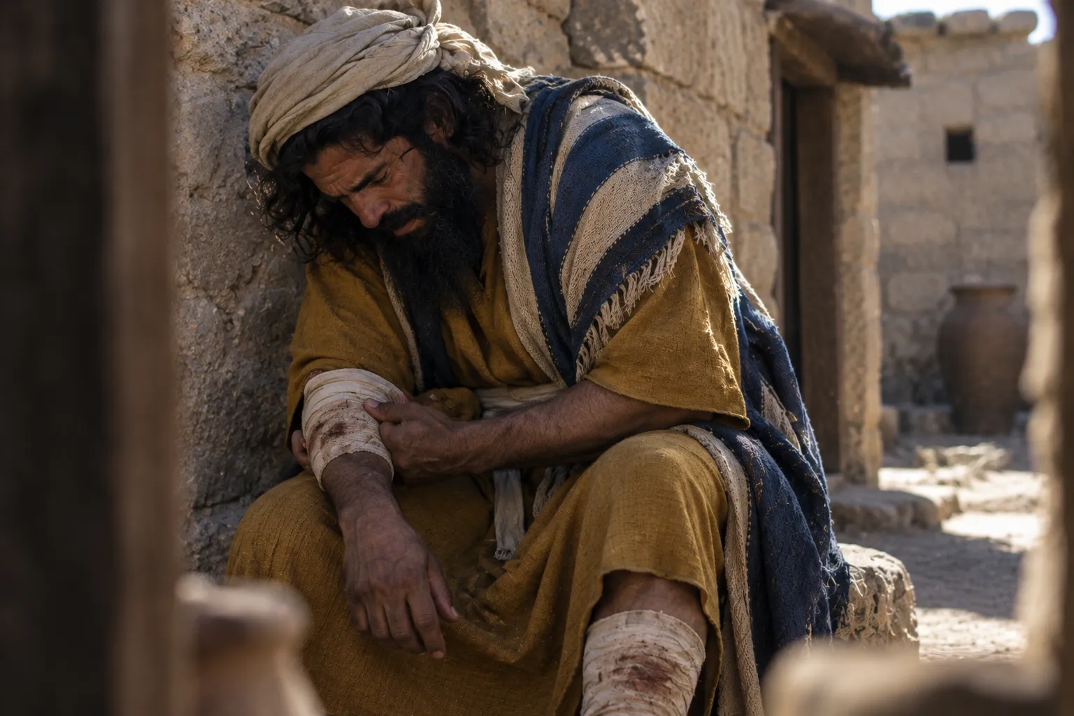 Bent and brought low (Psalms 38:5–10)