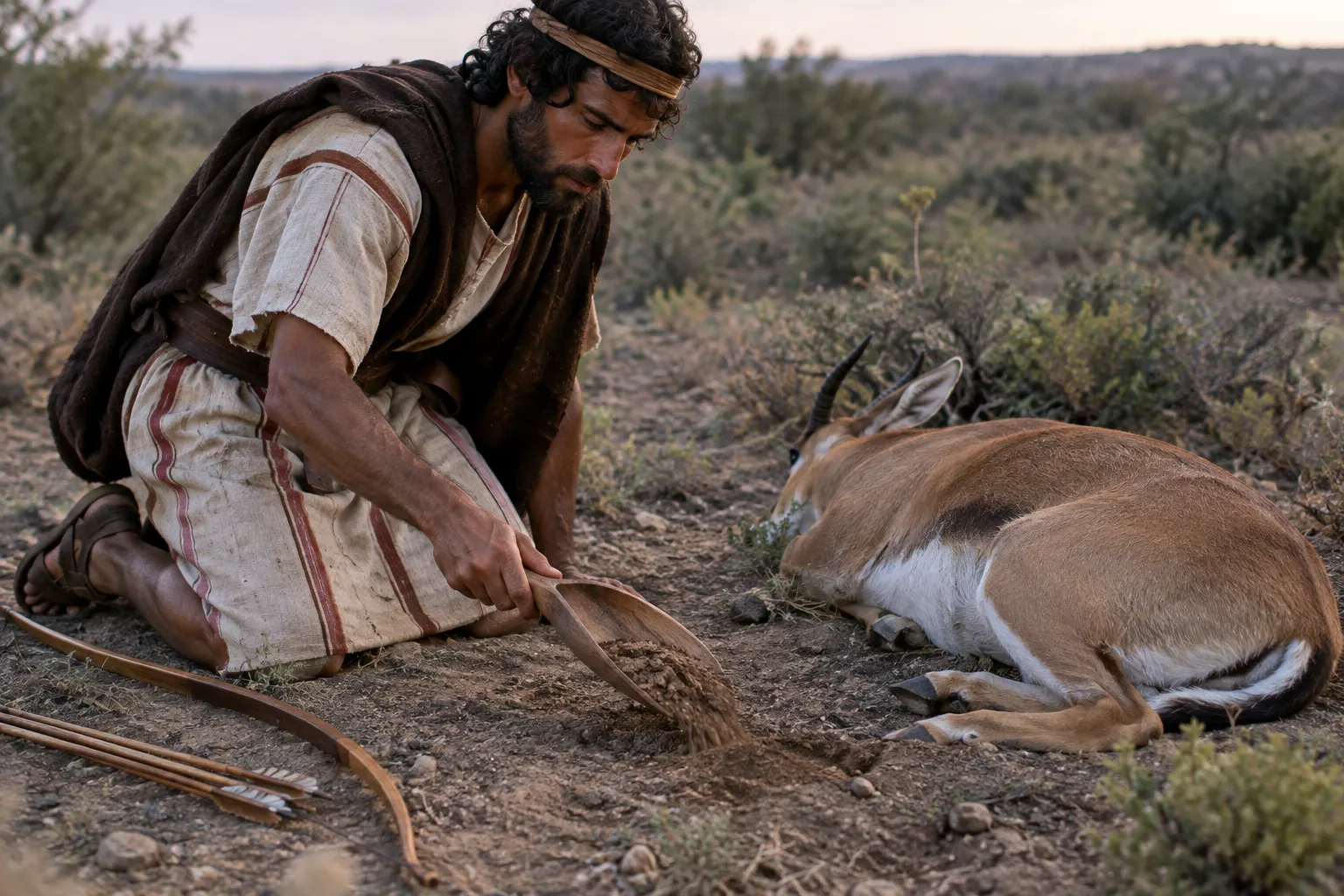 Covering the blood (Leviticus 17:13)