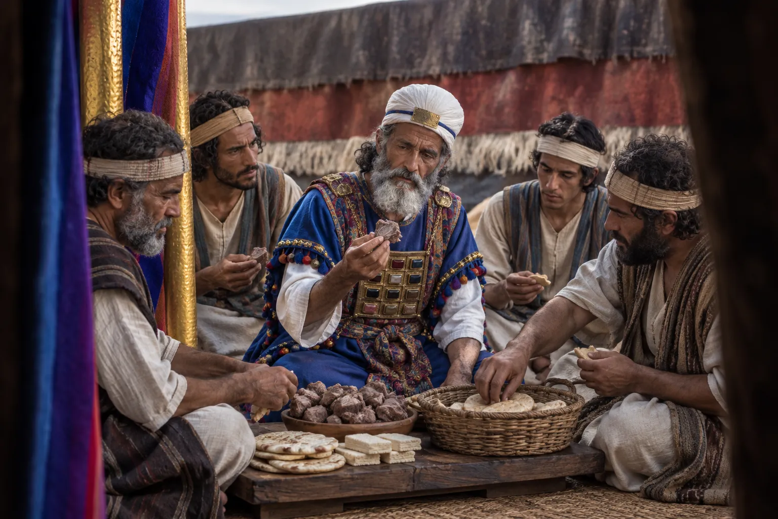 The ordination meal (Exodus 29:31–33)