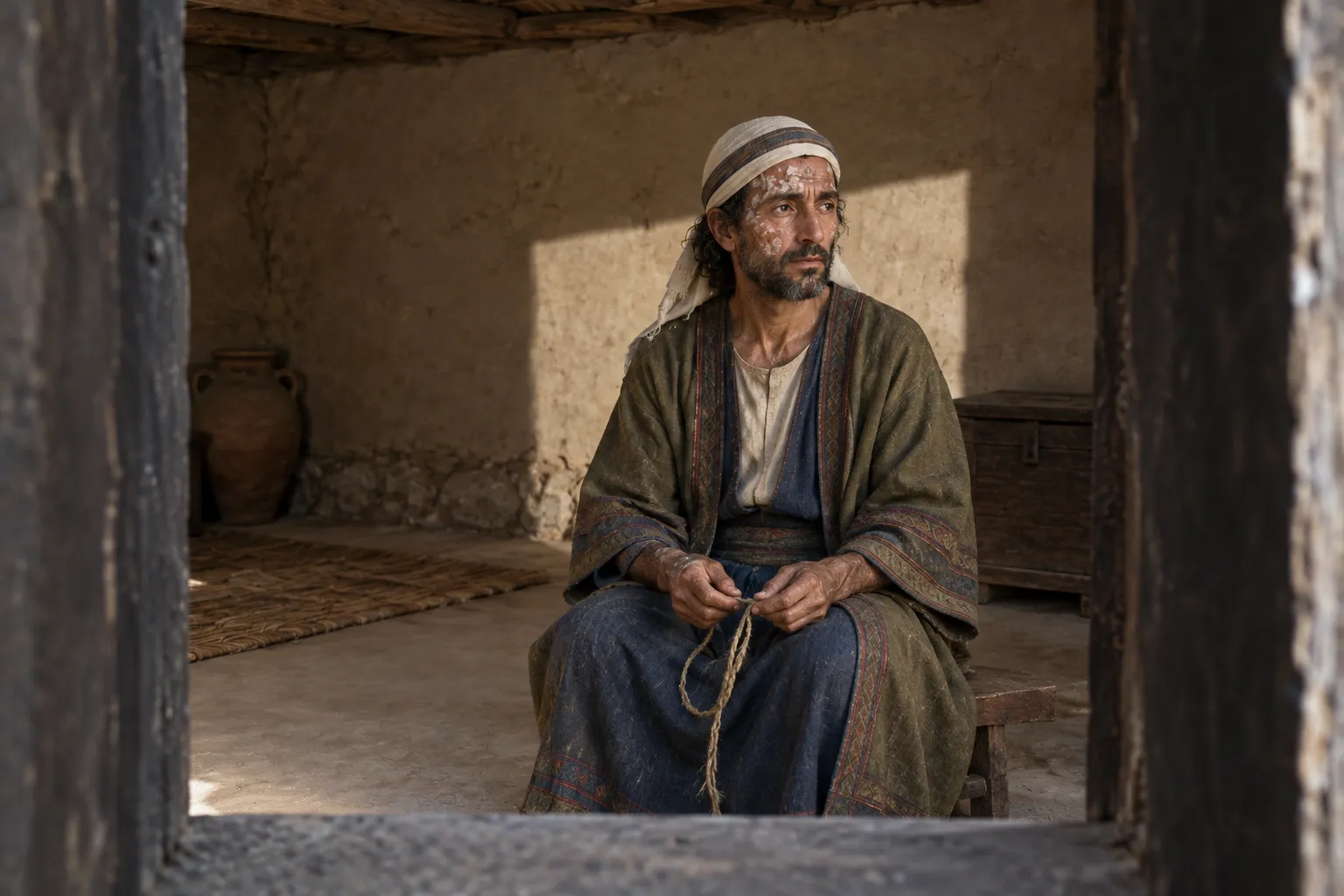 Uzziah living in isolation (2 Chronicles 26:21)