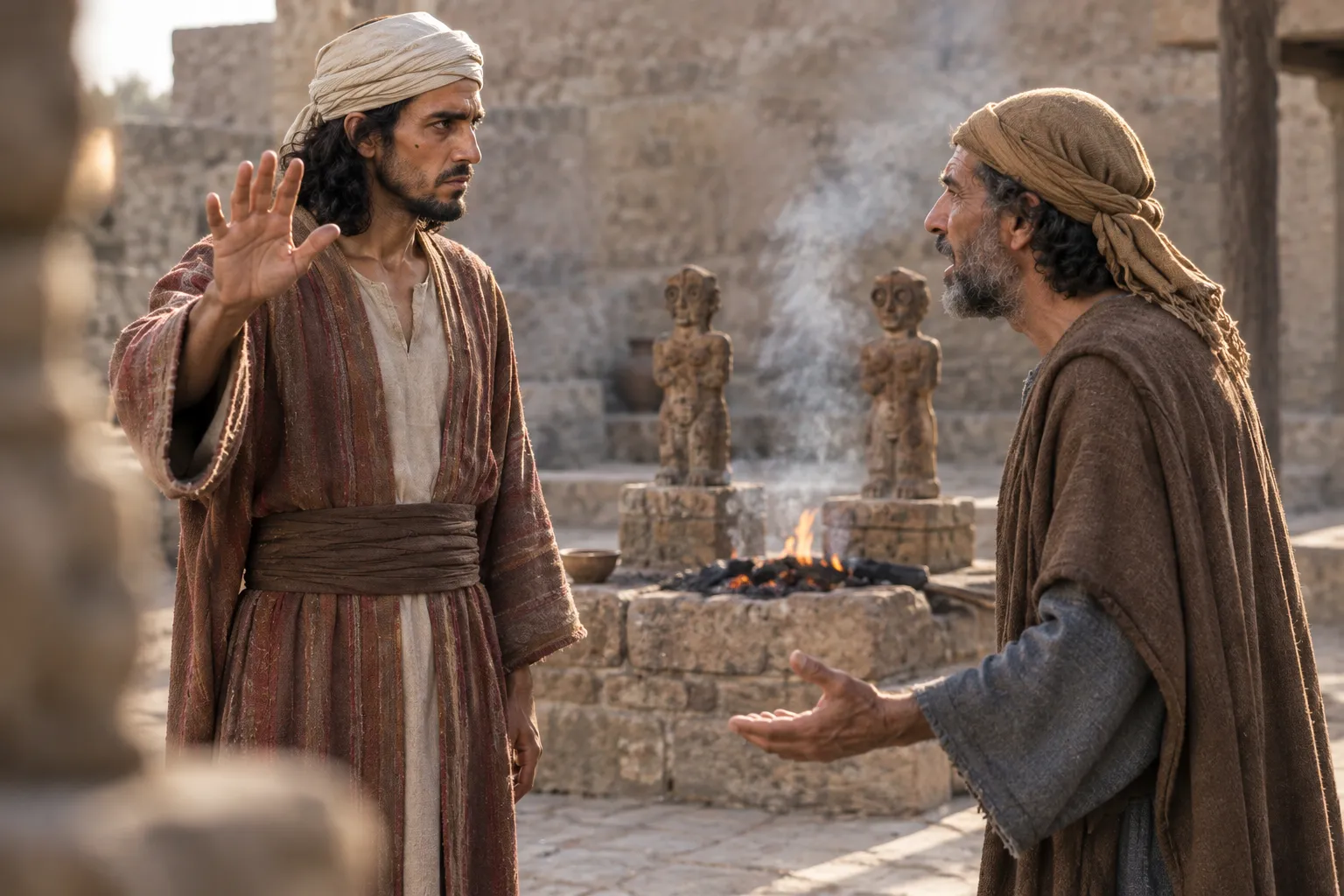 The prophet rebukes Amaziah’s idolatry (2 Chronicles 25:14–16)