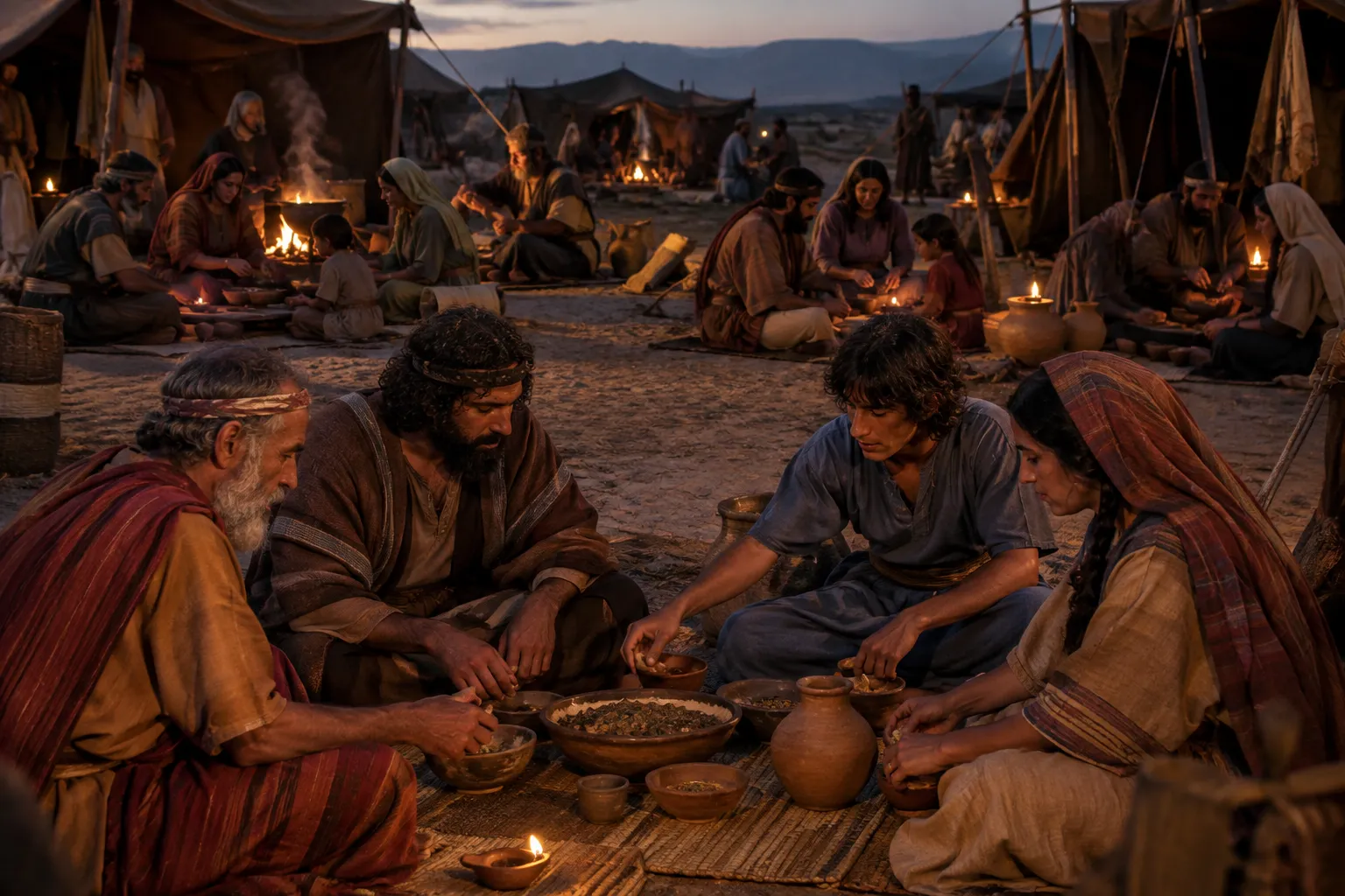 Passover at Gilgal (Joshua 5:10)
