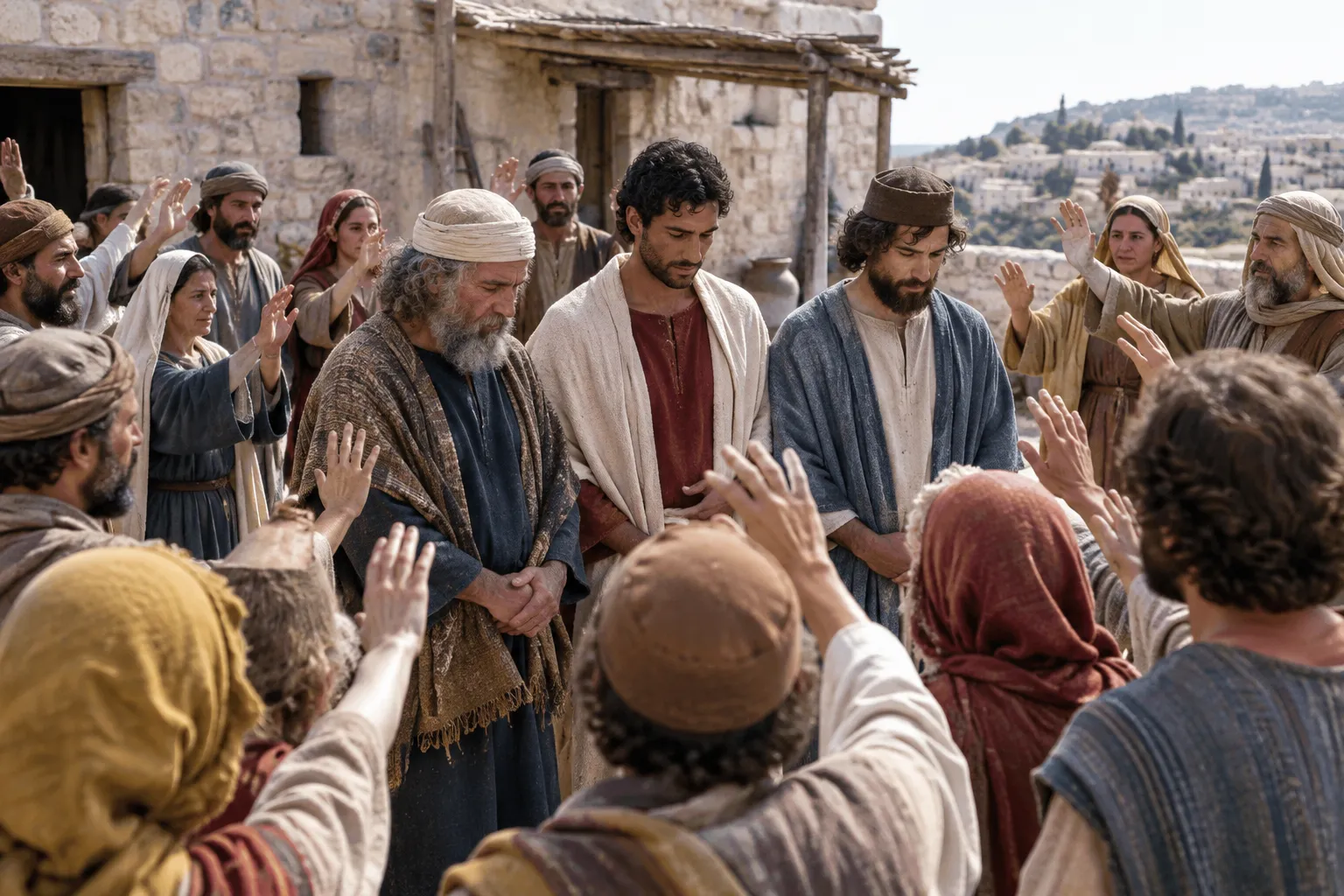The people bless the volunteers (Nehemiah 11:2)