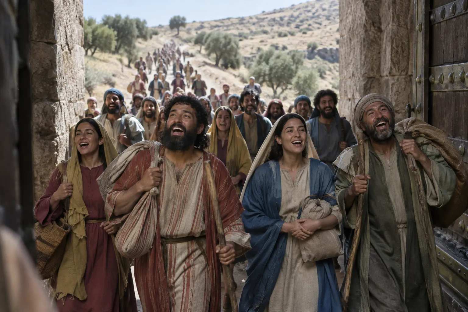 The Redeemed Enter Zion Singing (Isaiah 51:11)