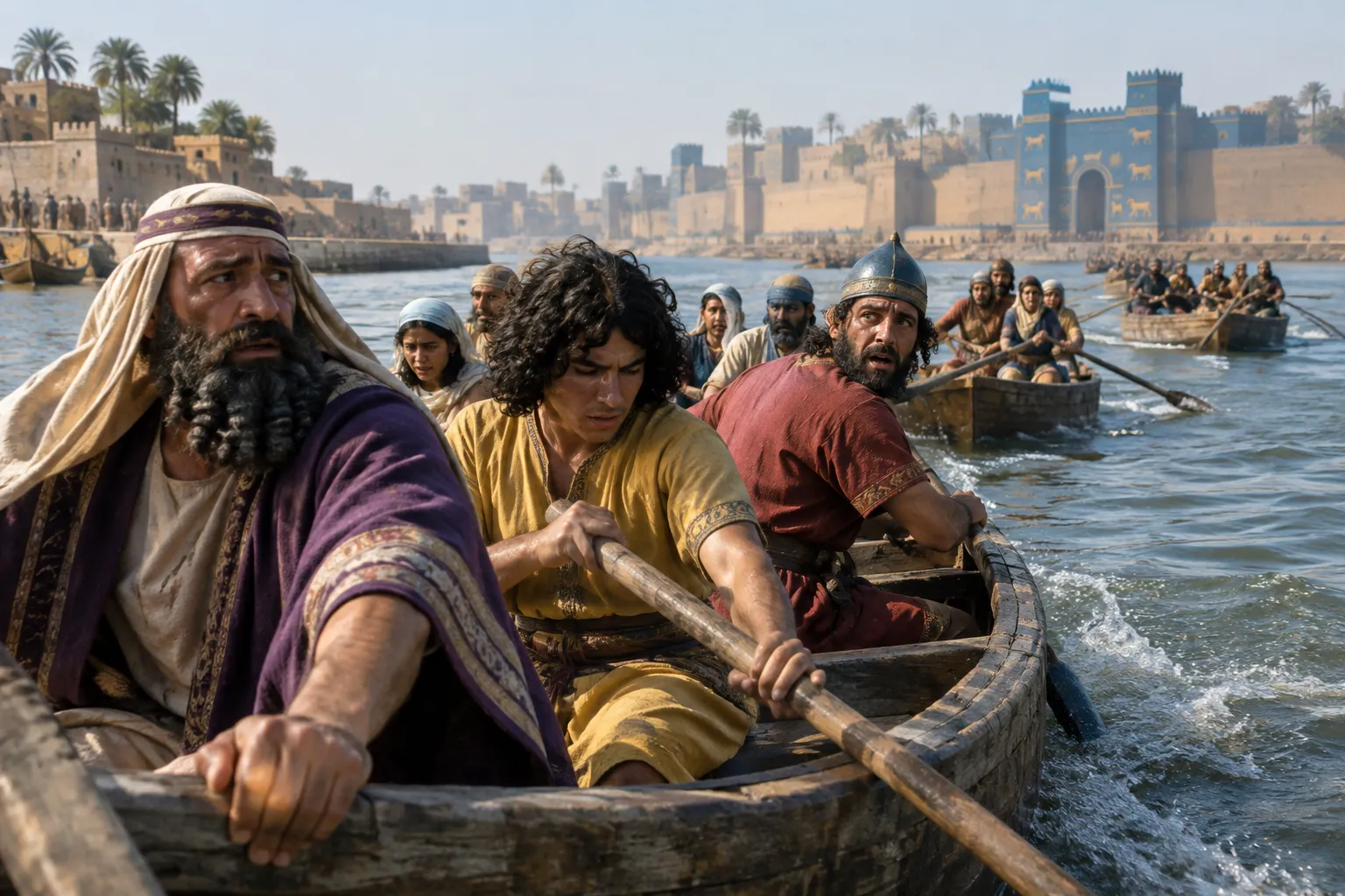 Chaldeans in Flight (Isaiah 43:14–15)
