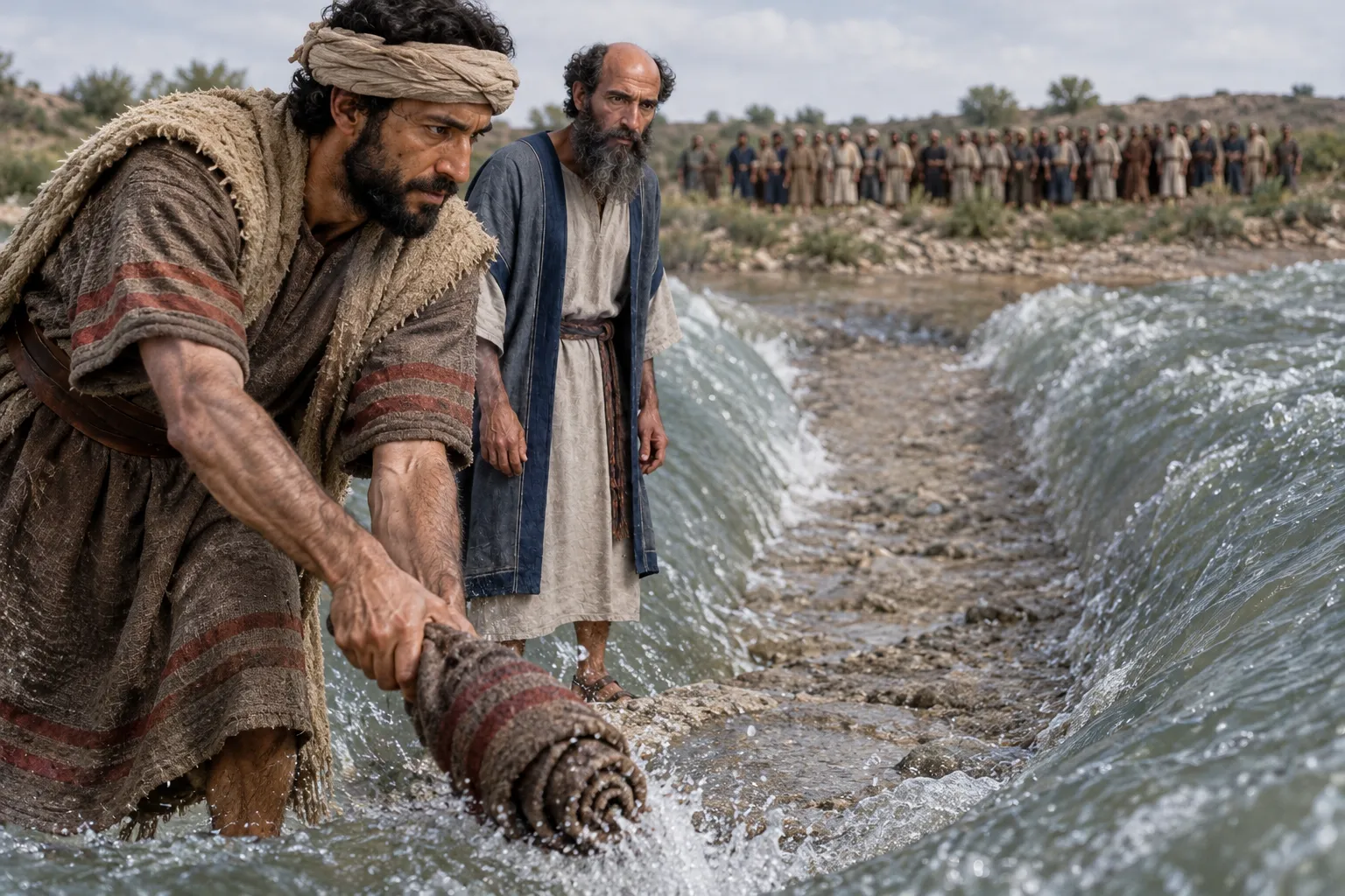 The Jordan Opens (2 Kings 2:7–8)