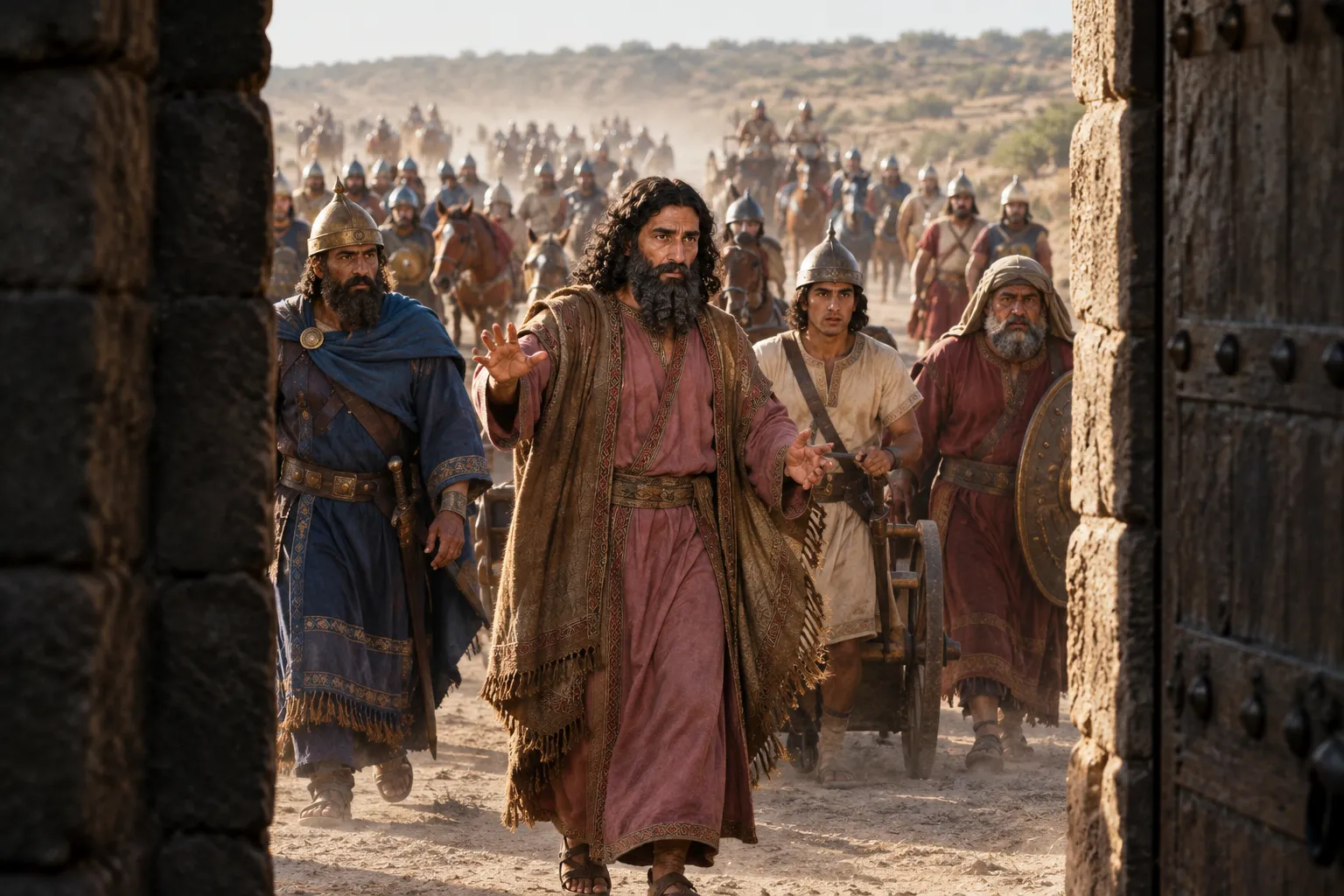 The King of Babylon Comes from the North (Ezekiel 26:7–8)