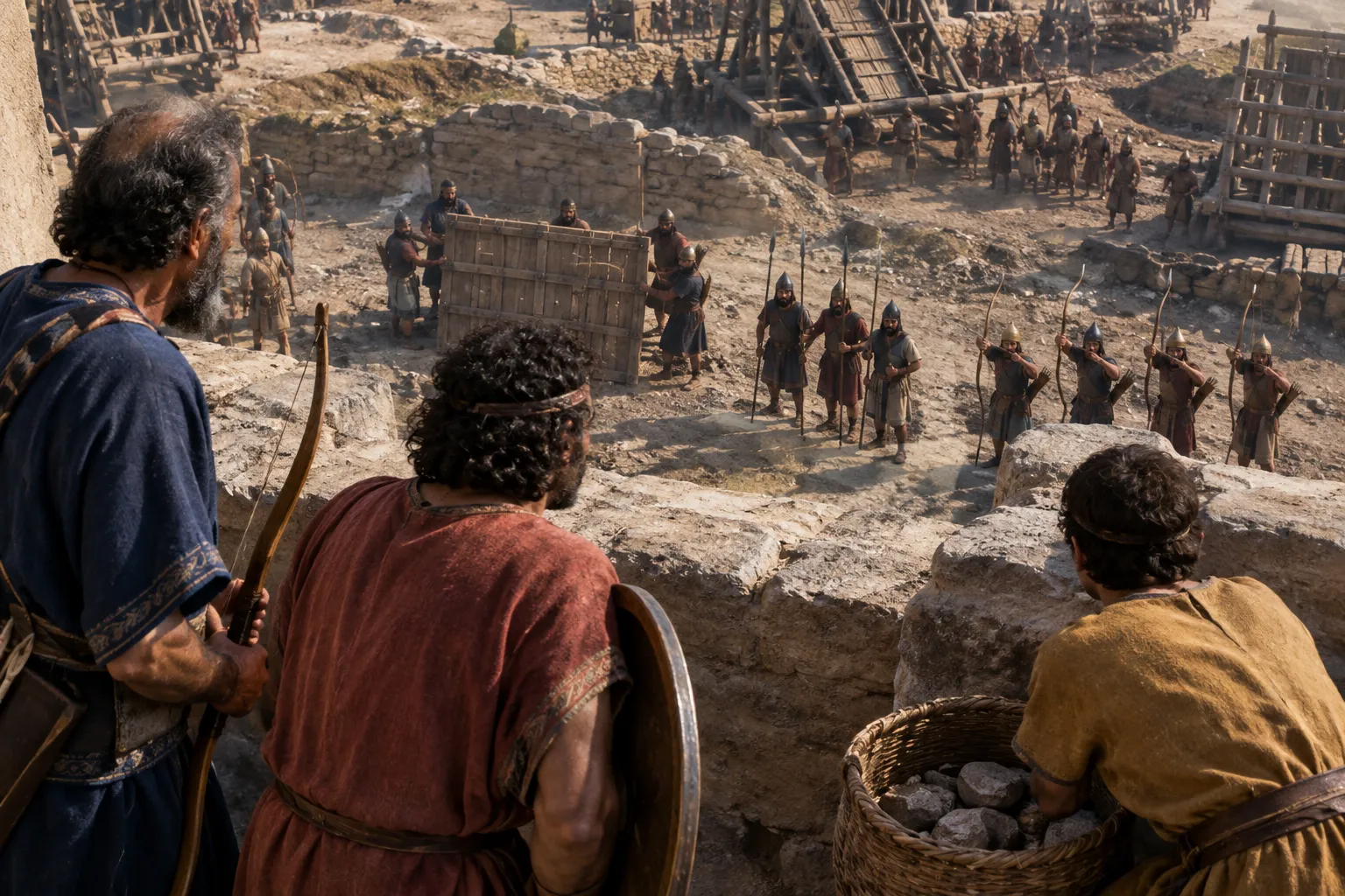 Samaria under siege (2 Kings 17:5)
