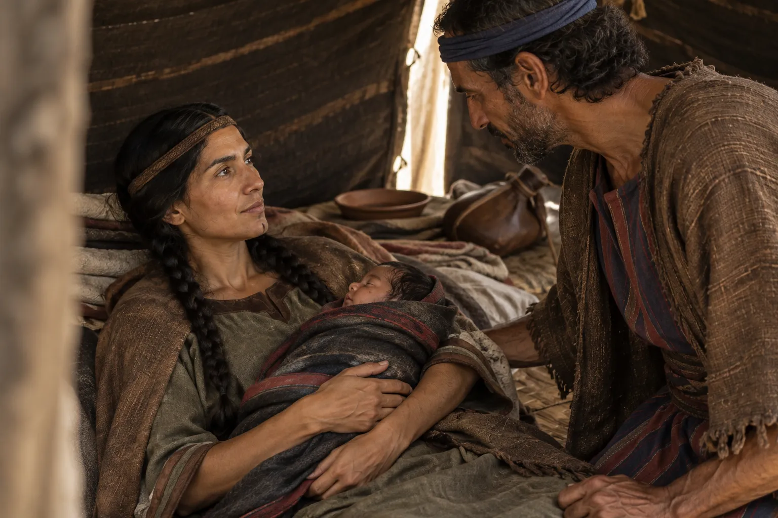 Abram names Hagar’s newborn Ishmael (Genesis 16:15–16)