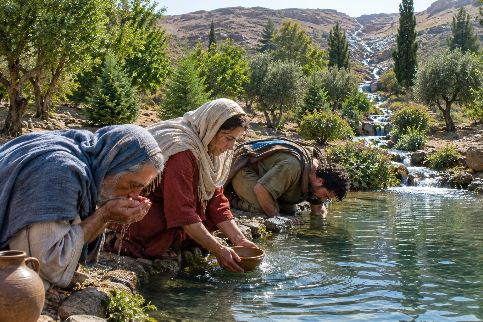 Water and trees in the wilderness (Isaiah 41:17–20)