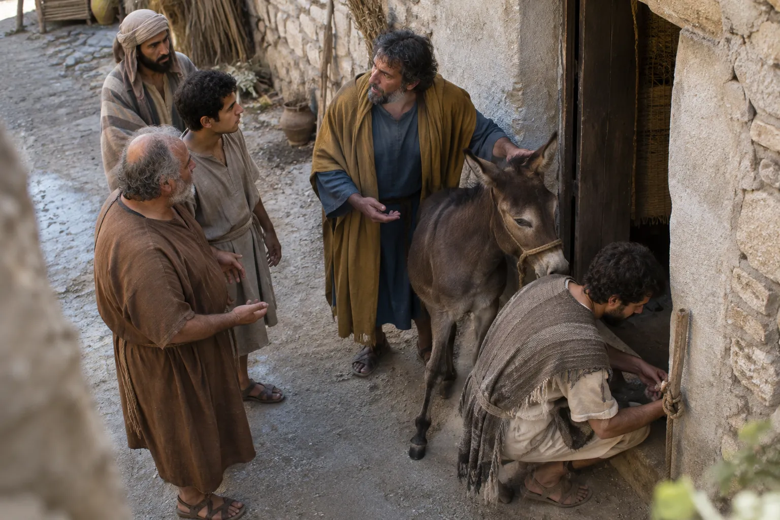 The Colt at the Doorway (Mark 11:4–6)