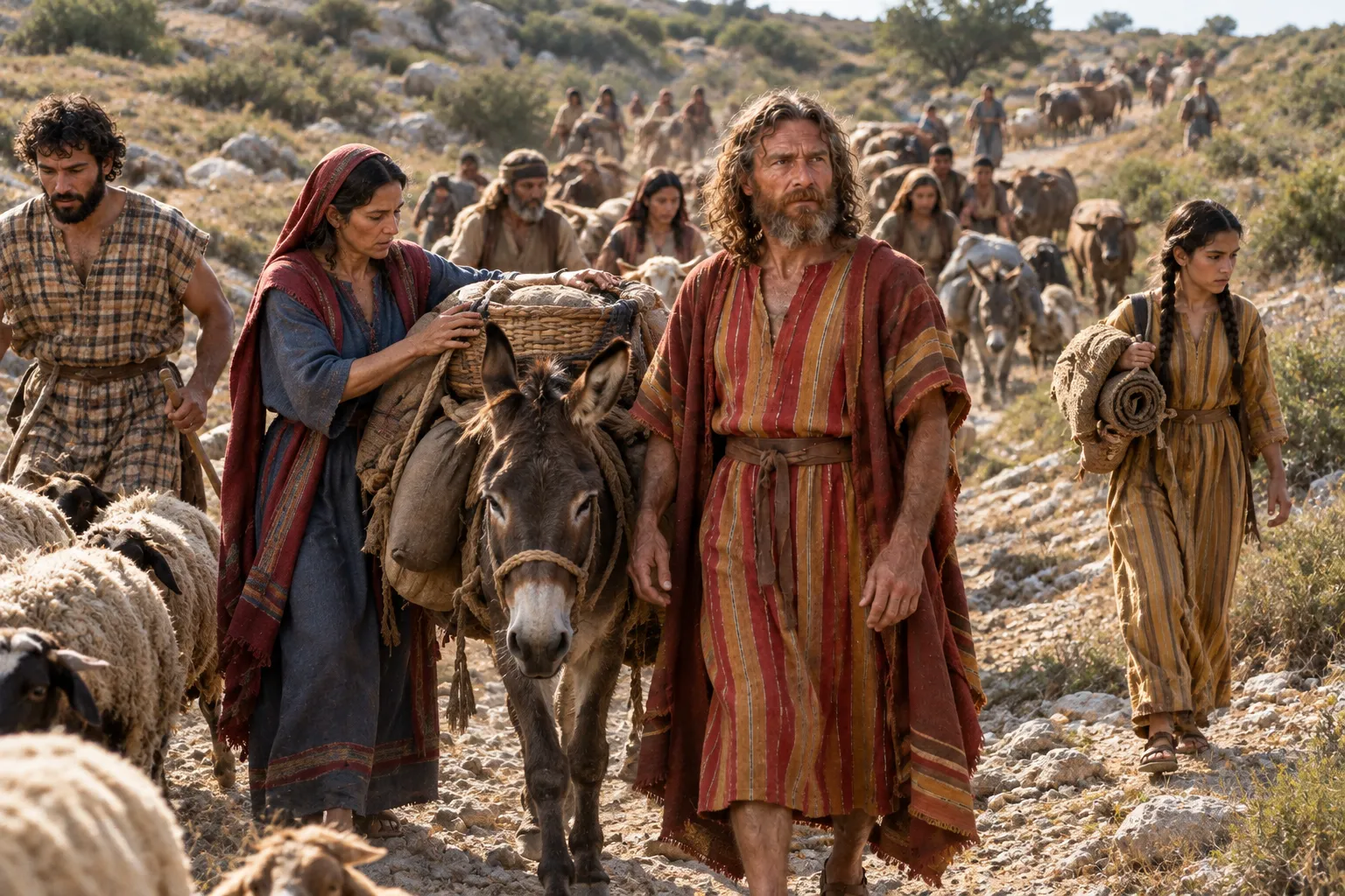 Esau moves away toward Seir (Genesis 36:6–8)