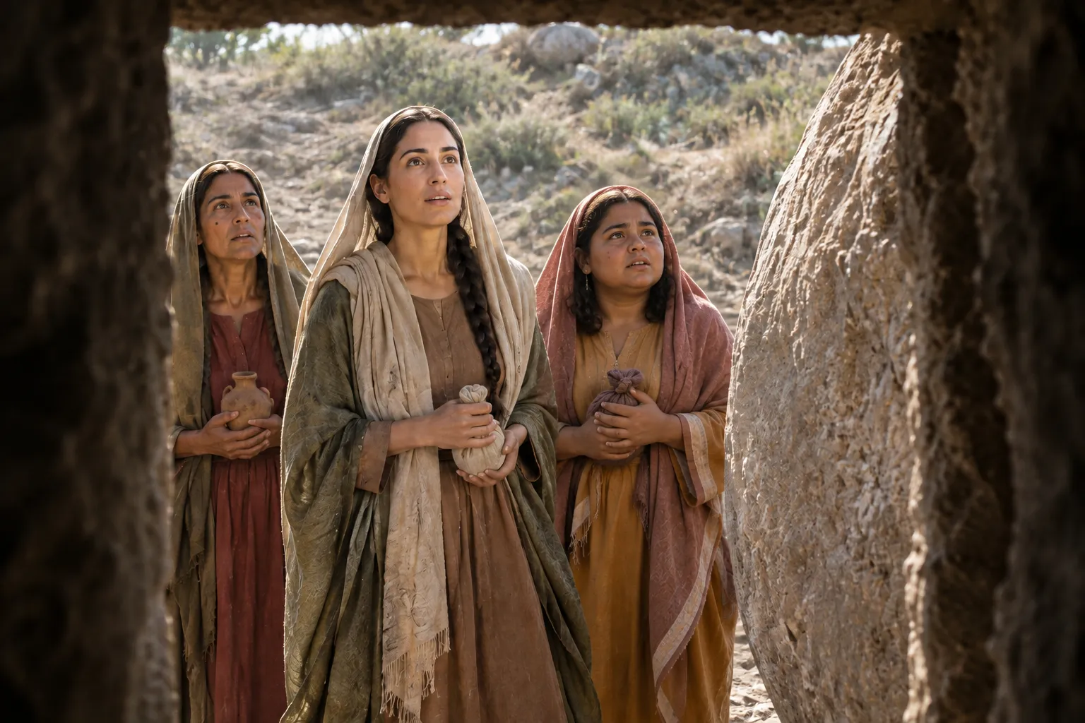 The Stone Rolled Away (Mark 16:1–4)