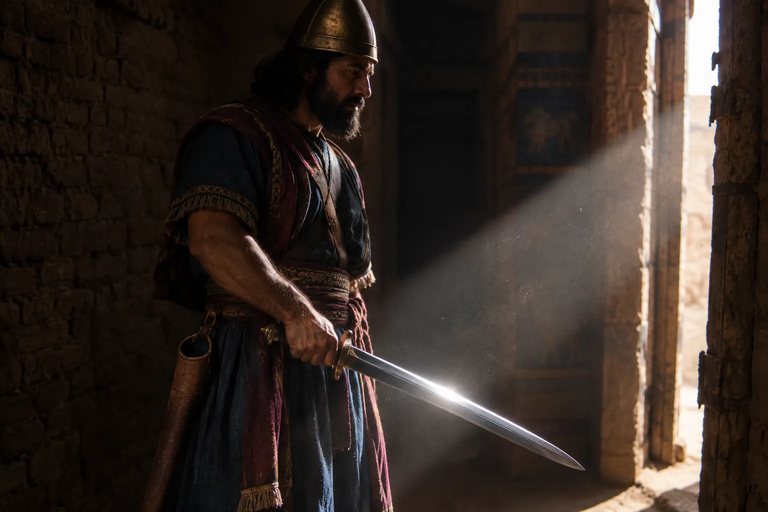 A sword sharpened and polished (Ezekiel 21:9–11)