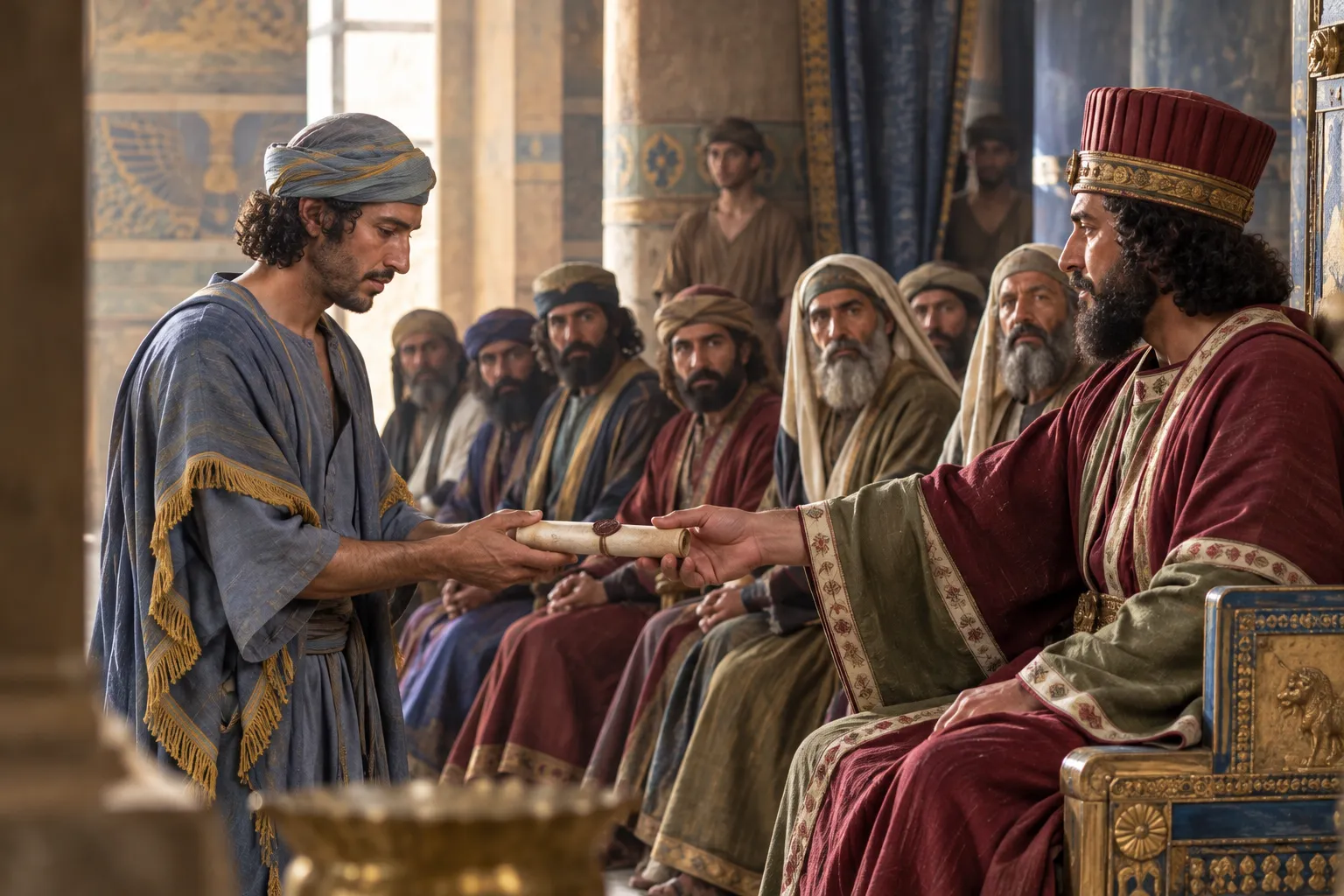 Artaxerxes Gives Ezra the Royal Letter (Ezra 7:11–14)