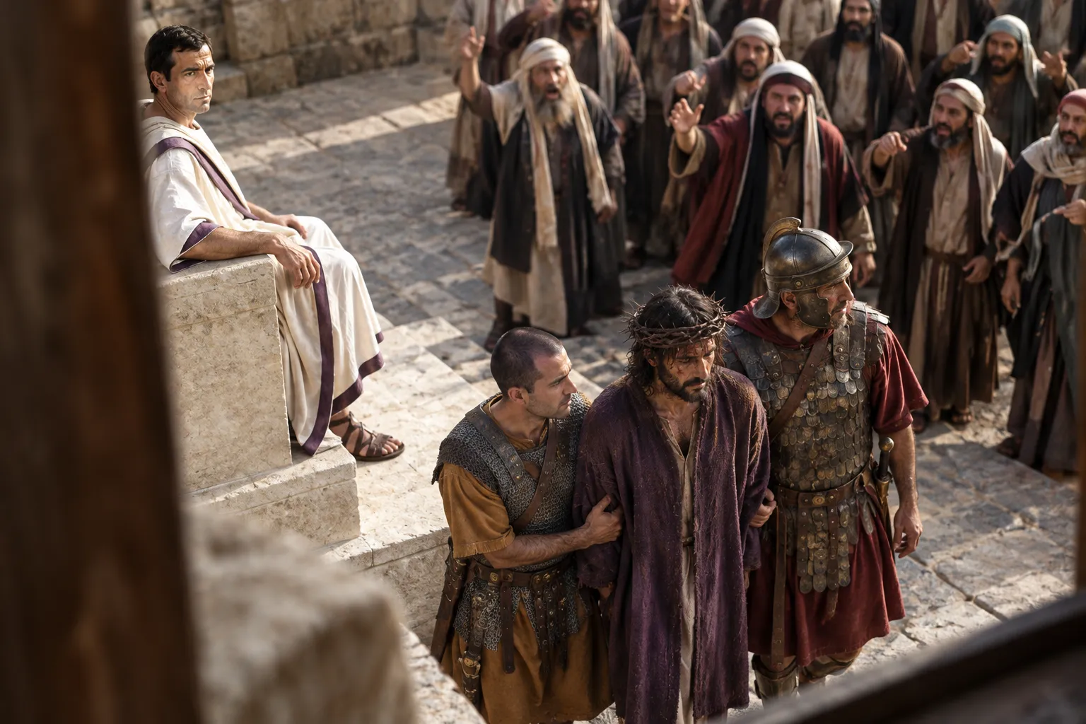 Pilate Hands Jesus Over (John 19:13–16)
