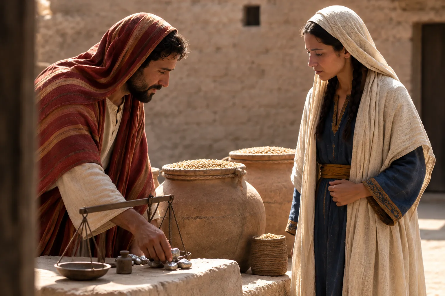 Hosea Buys Gomer Back (Hosea 3:2)