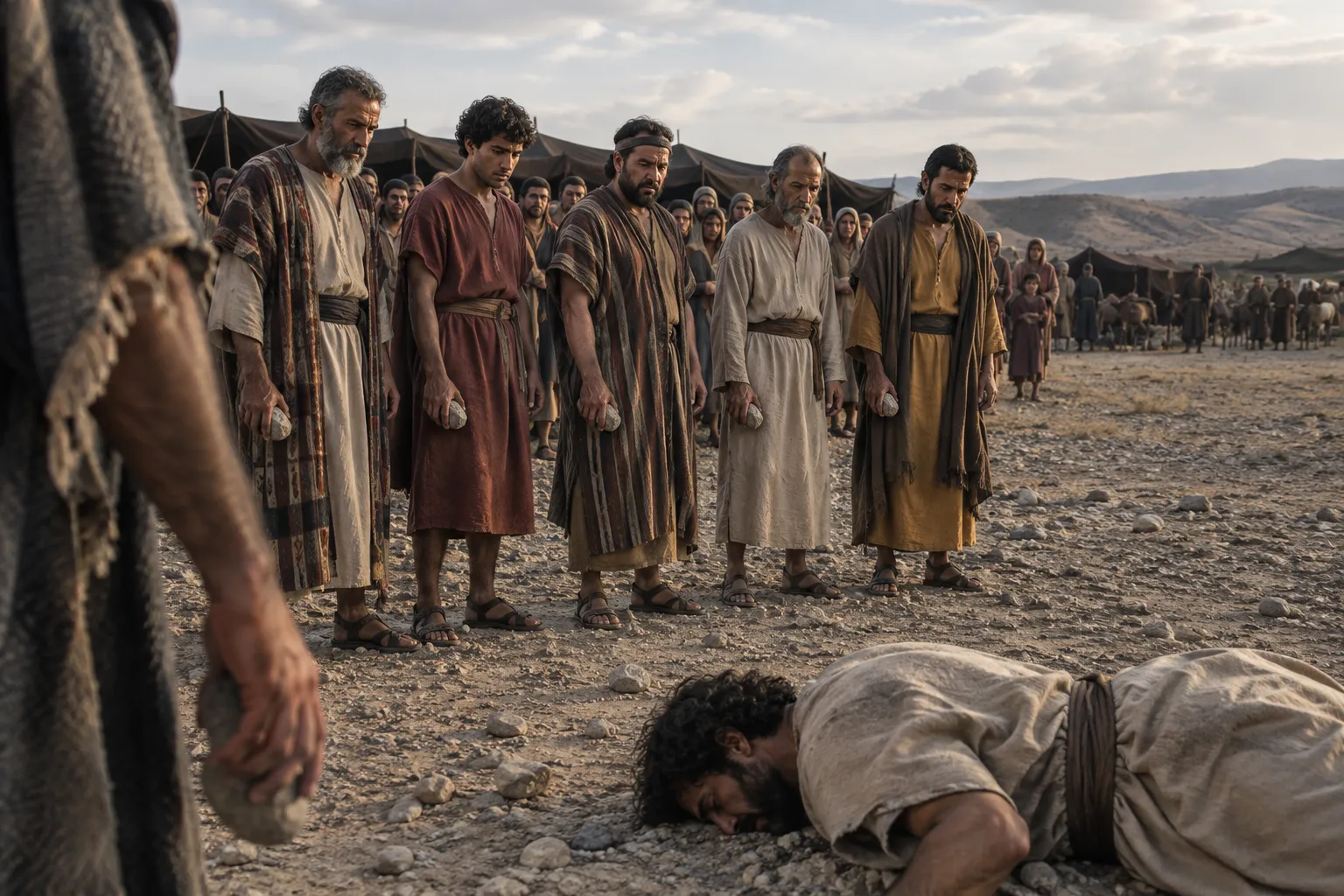 The judgment outside the camp (Leviticus 24:23)