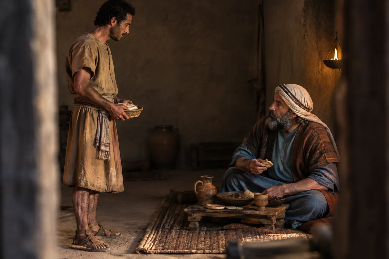 The Servant Girds Himself to Serve (Luke 17:7–9)