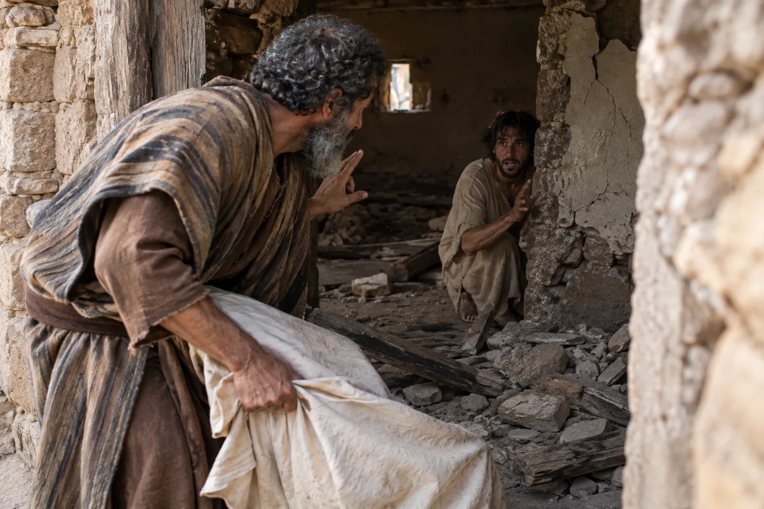 Silence in the shattered house (Amos 6:9–11)
