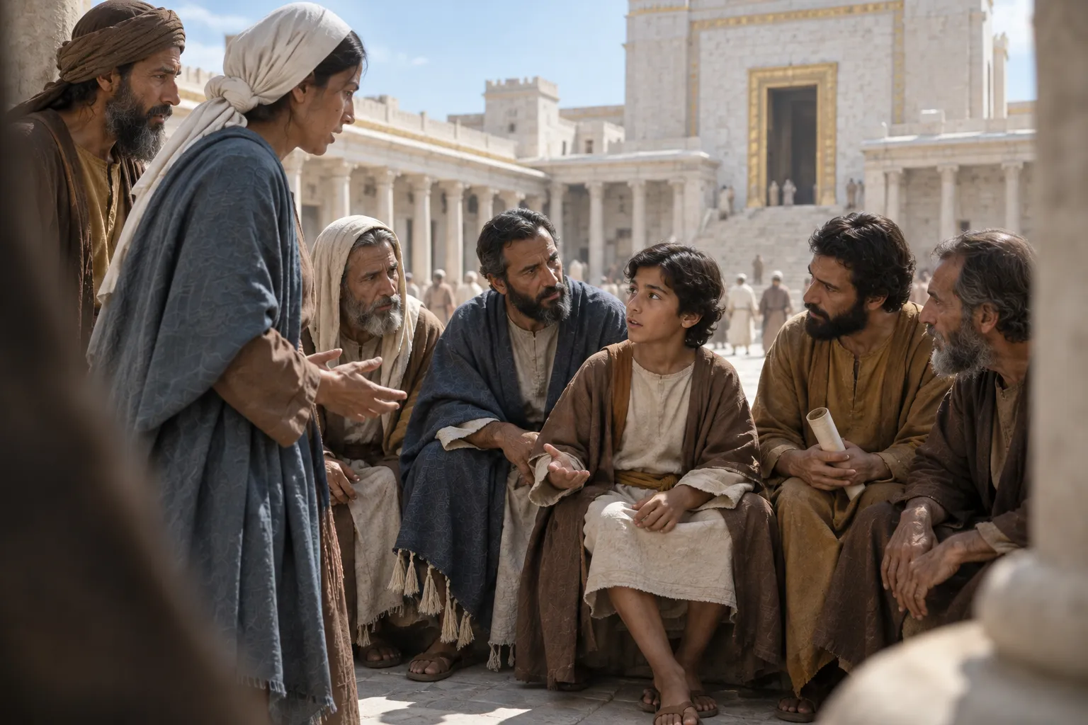 Jesus Among the Teachers (Luke 2:46–50)