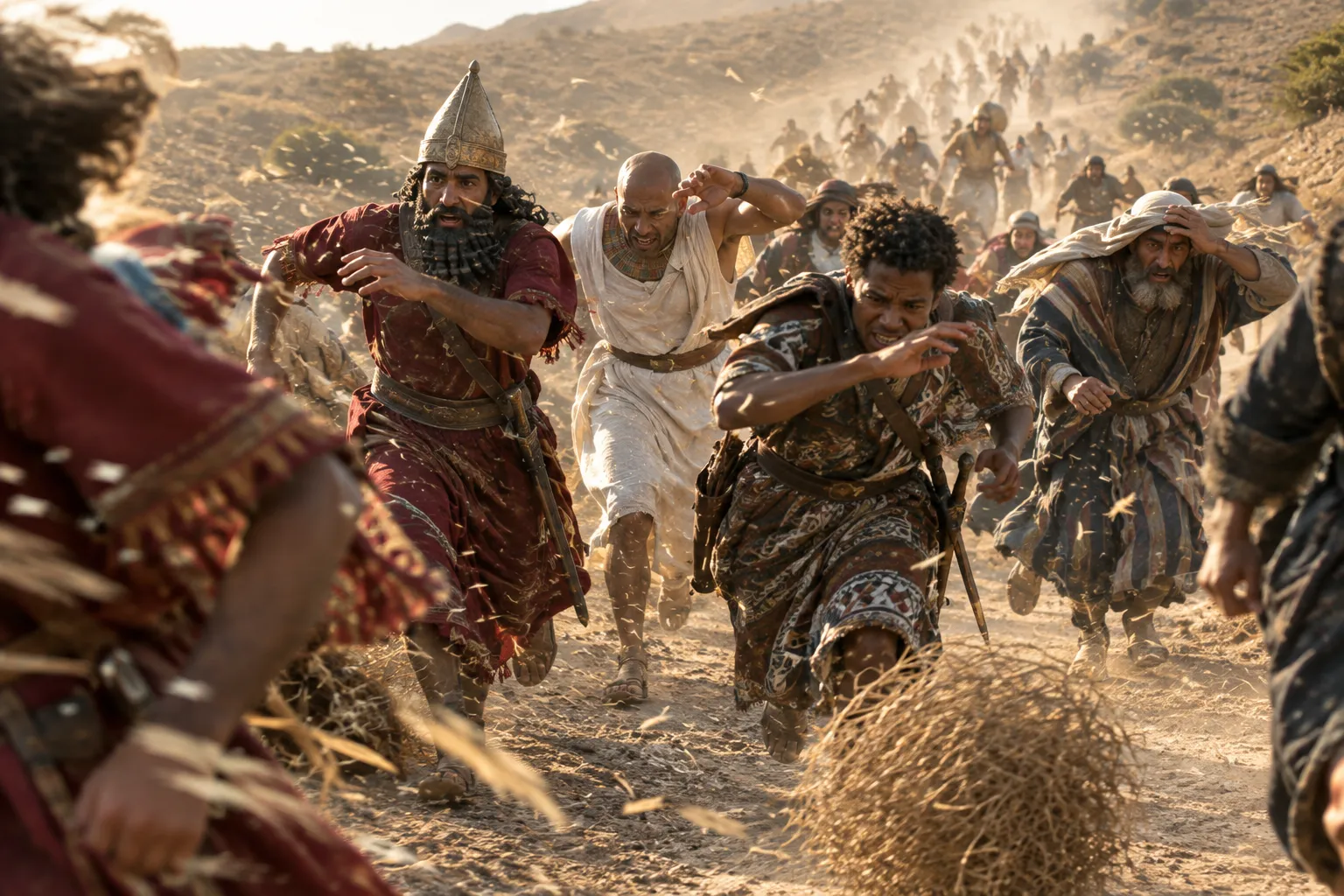The Nations Driven Like Chaff (Isaiah 17:12–14)