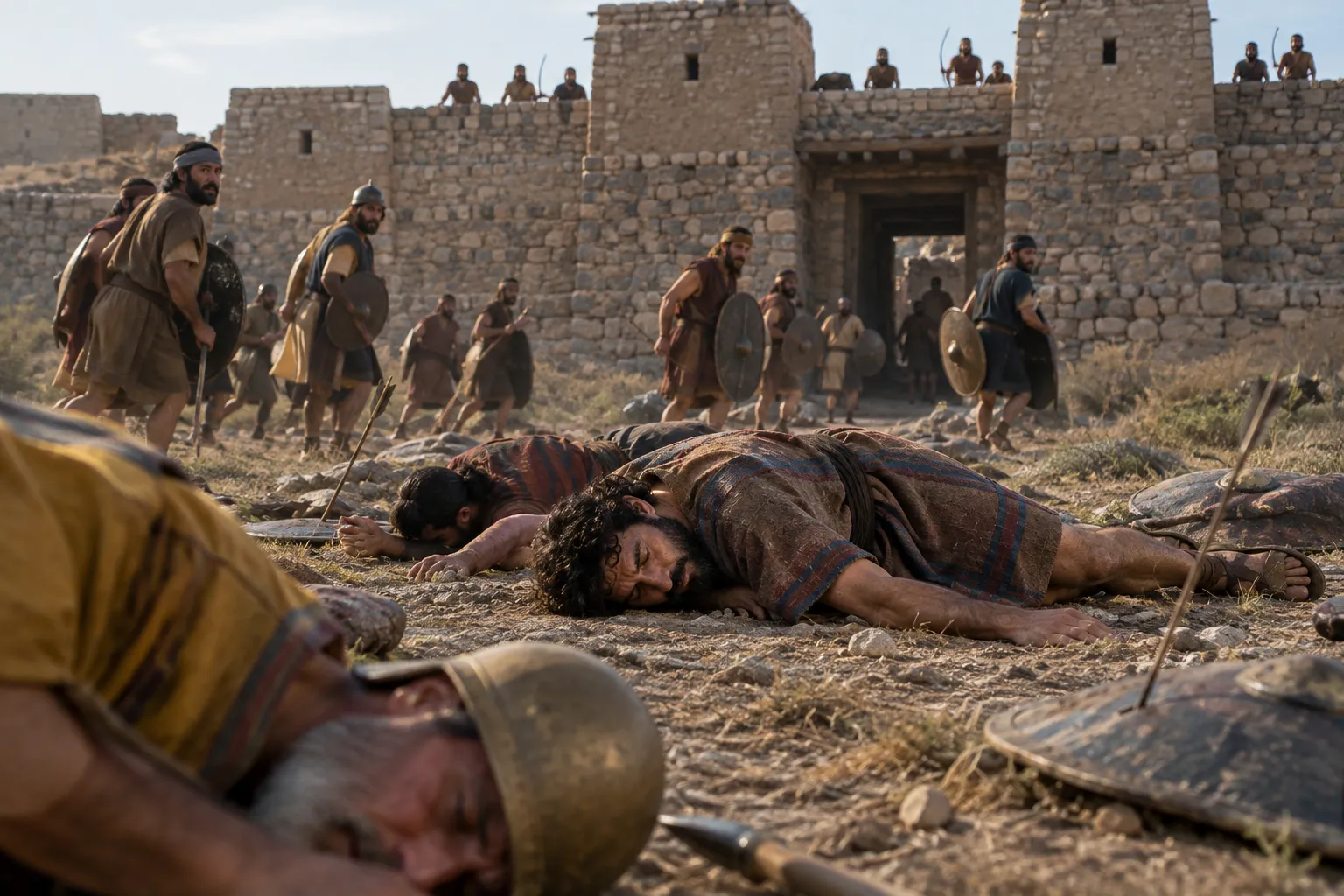 Uriah dies at Rabbah (2 Samuel 11:16–24)