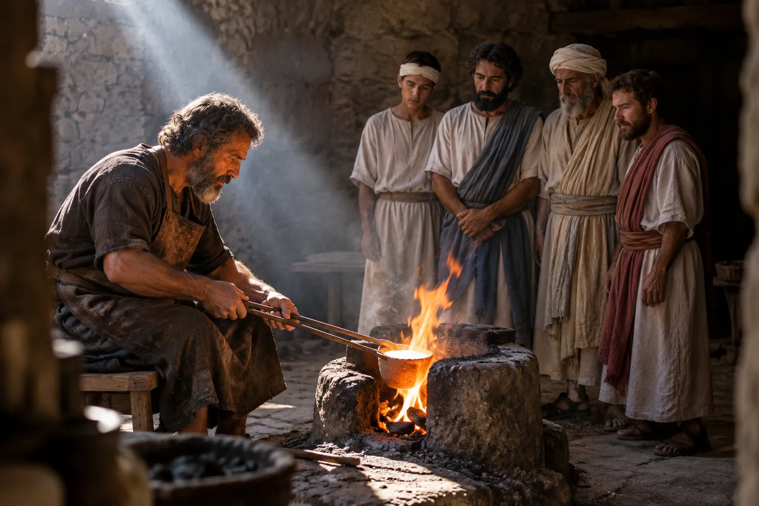 Like a refiner of silver (Malachi 3:2–4)