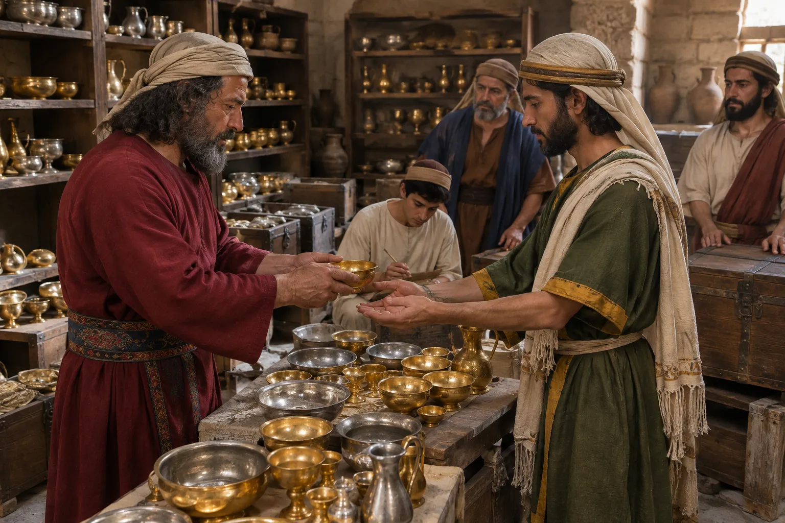 The Temple Vessels Are Counted to Sheshbazzar (Ezra 1:7–10)