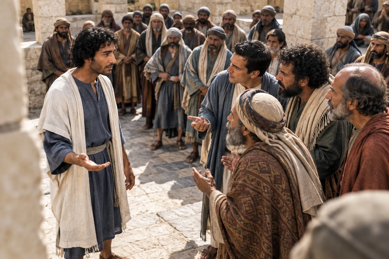 Stephen answers the disputants (Acts 6:9–10)