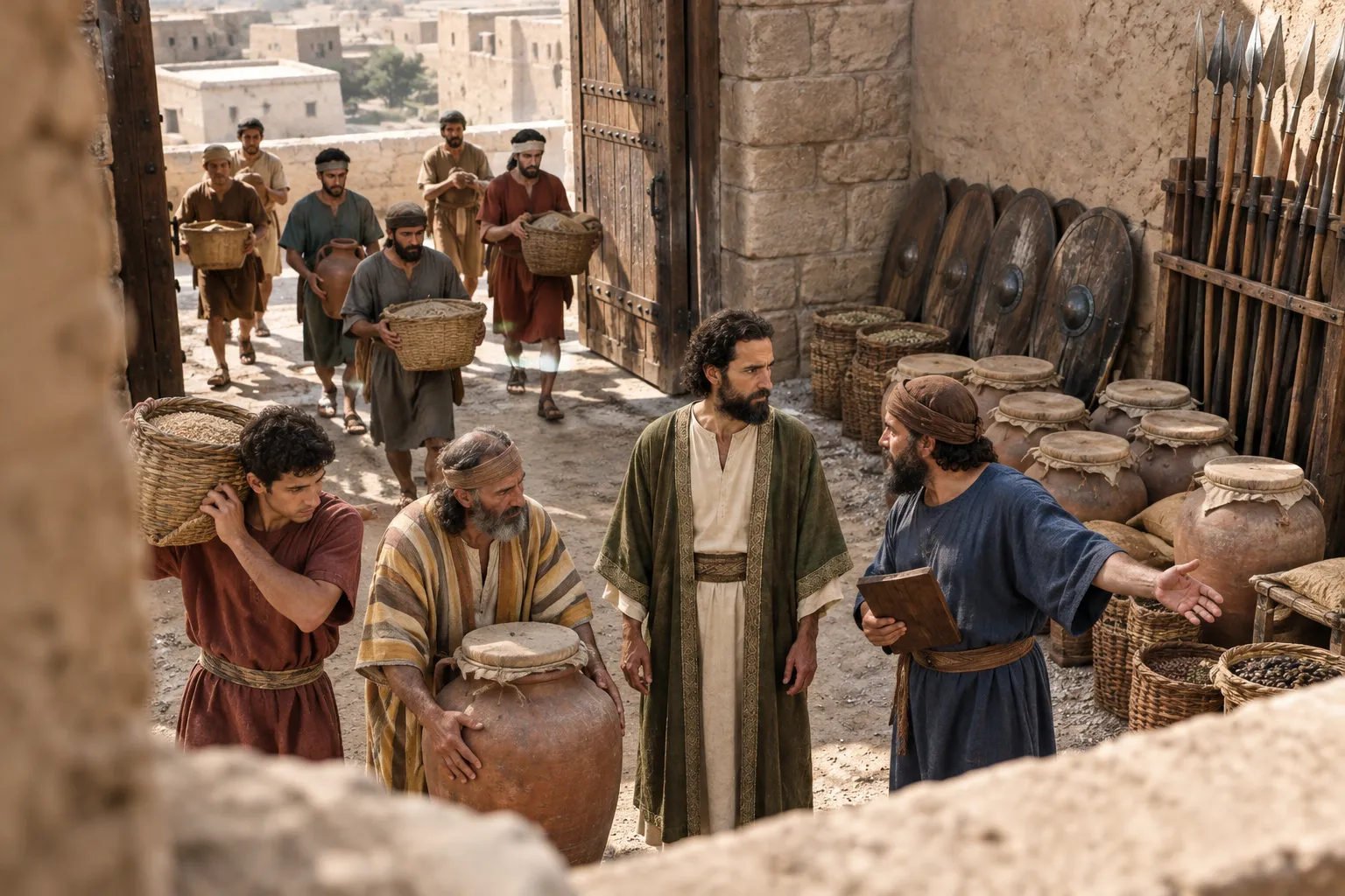 Rehoboam strengthens the fortified cities (2 Chronicles 11:5–12)