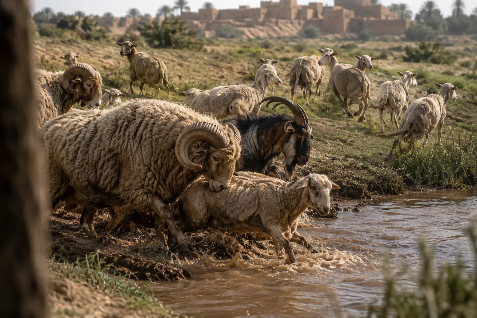 Judgment between sheep and sheep (Ezekiel 34:17–22)