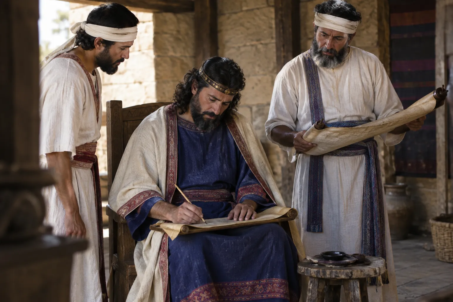 The king copies the instruction (Deuteronomy 17:18–19)