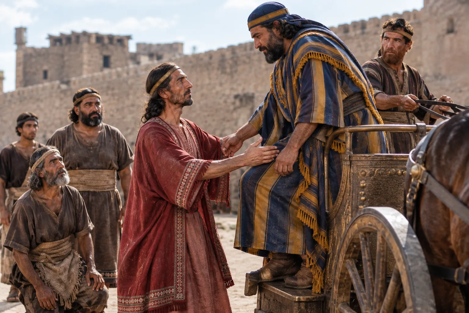 Ahab Receives Ben-hadad (1 Kings 20:31–33)