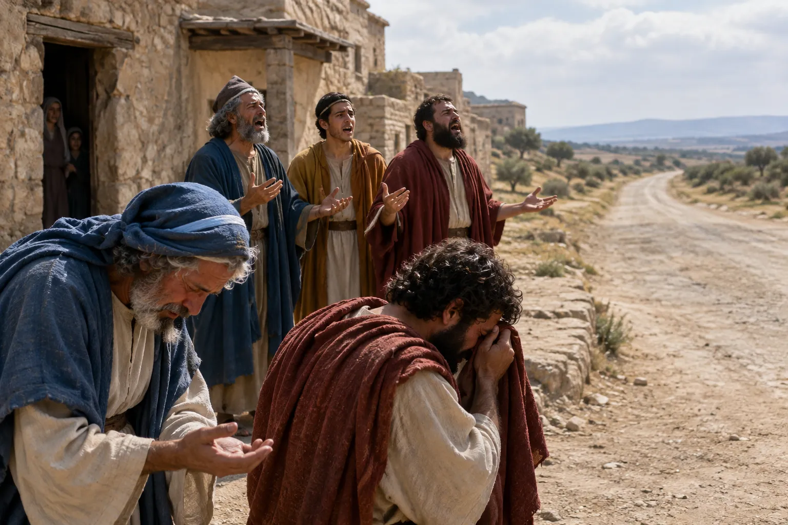 The envoys weep beside the empty road (Isaiah 33:7–9)
