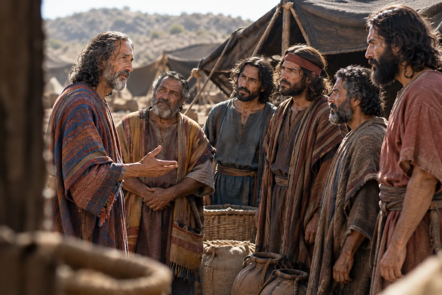 Joshua commands the officers (Joshua 1:10–11)