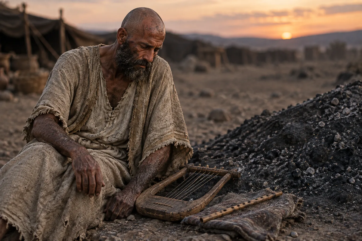 Harp and Flute Turned to Mourning (Job 30:31)