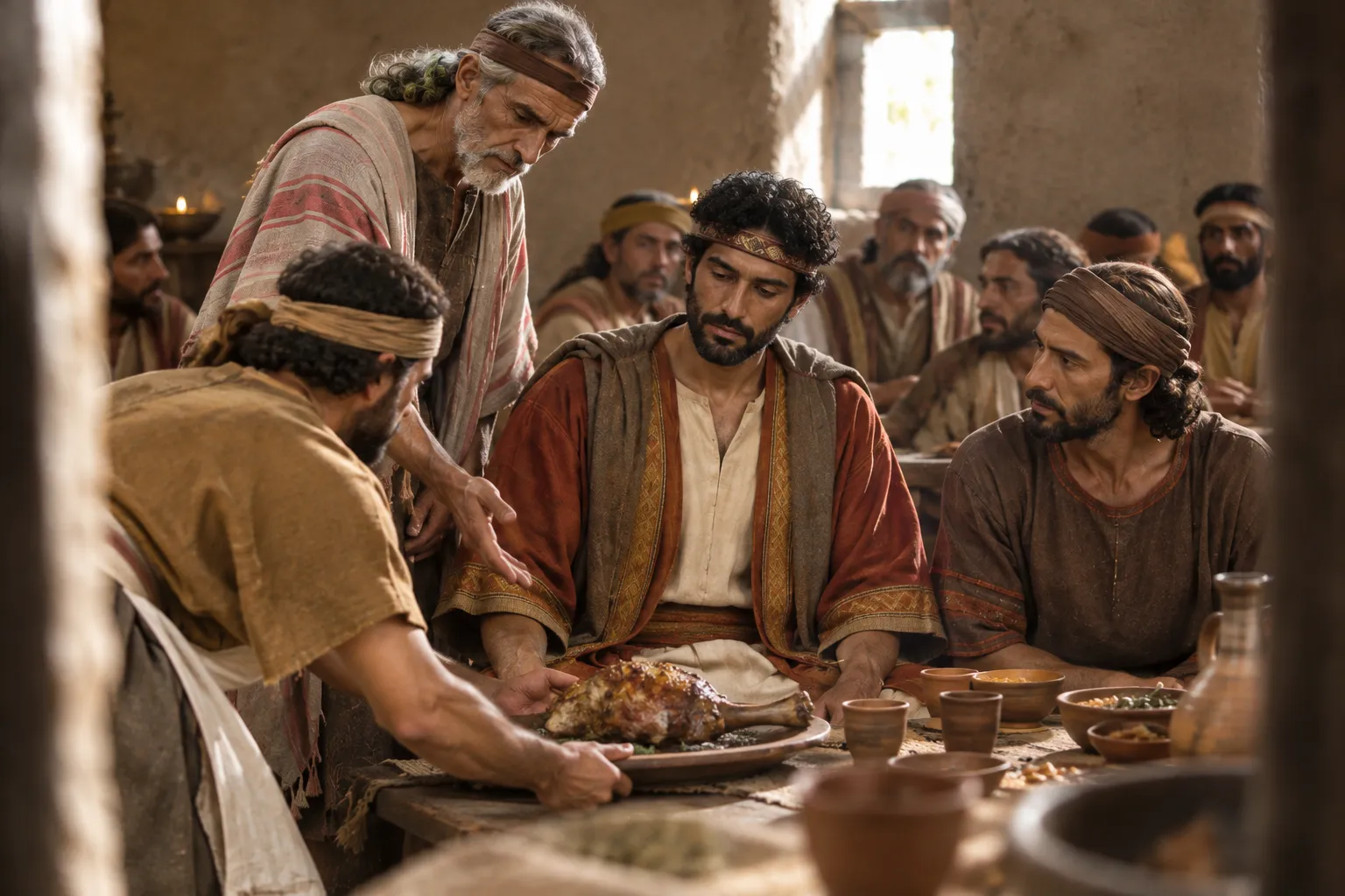 The portion set apart for Saul (1 Samuel 9:22–24)