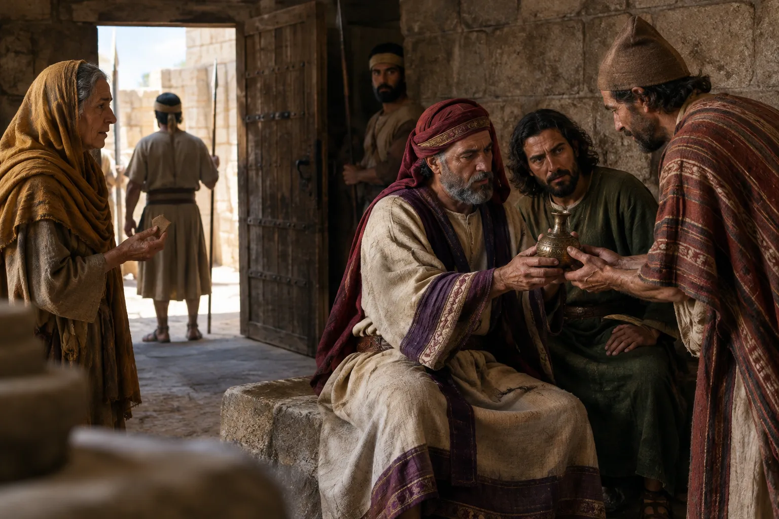 Rulers who love bribes (Isaiah 1:21–23)