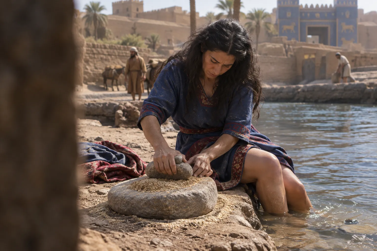 Babylon Brought Down to the Dust (Isaiah 47:1–3)