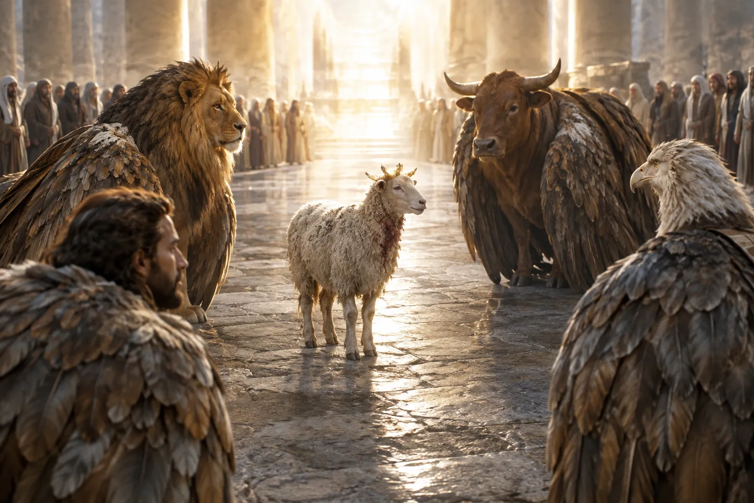 The Lamb Standing as Slain (Revelation 5:6)