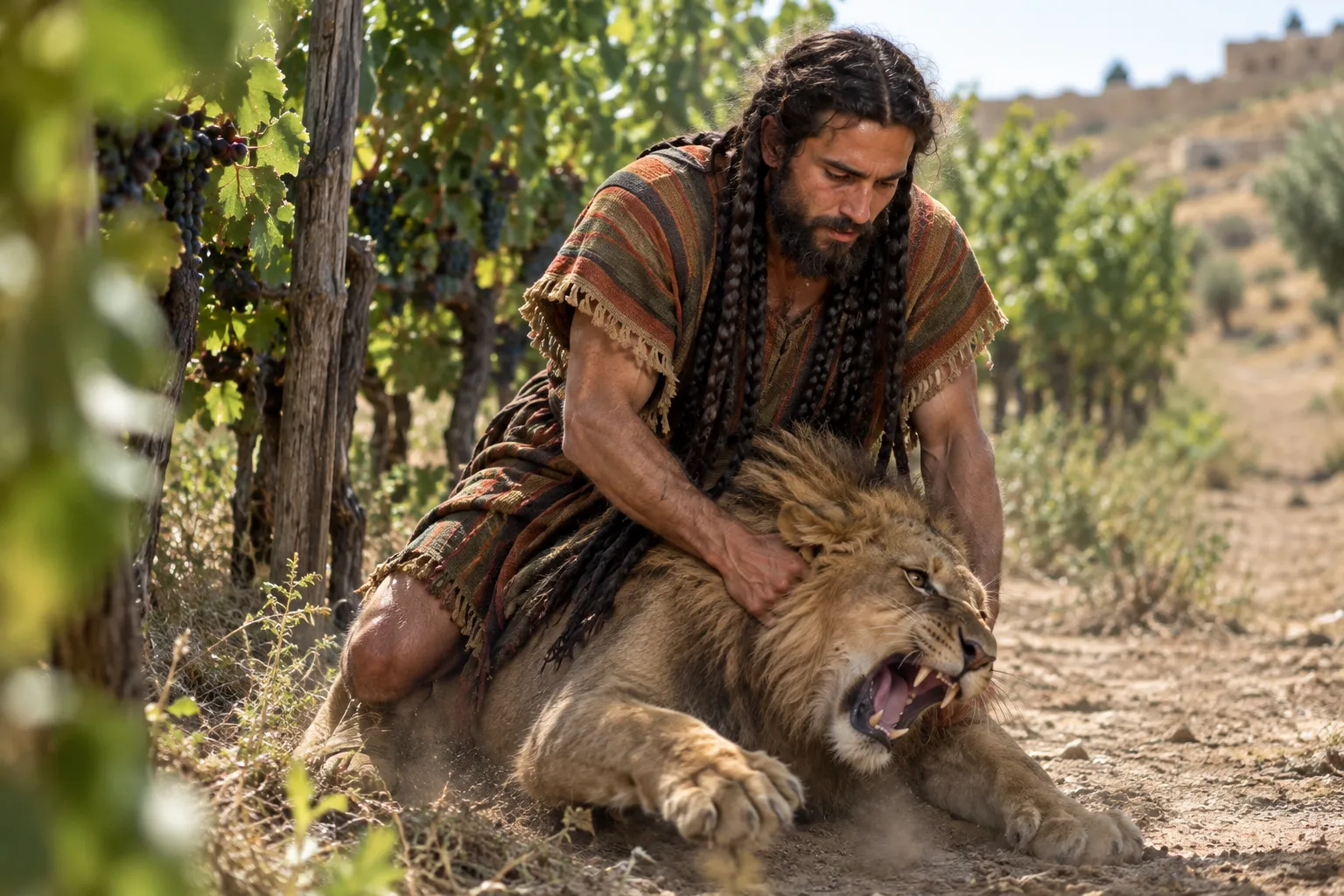Samson and the Lion (Judges 14:5–6)