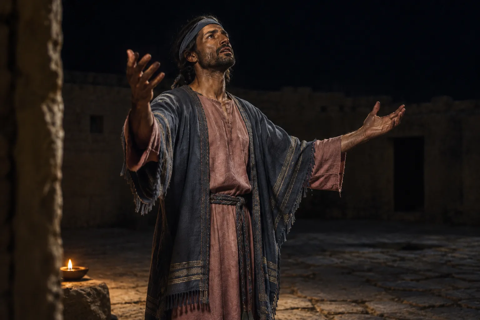 Hands Outstretched Through the Night (Psalms 77:1–4)