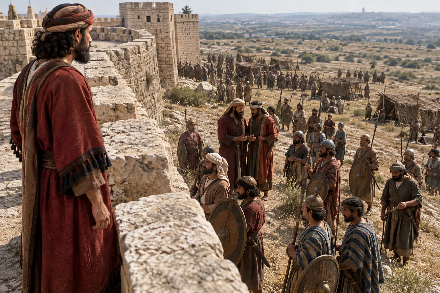 Jerusalem Withstands the Siege (2 Kings 16:5)