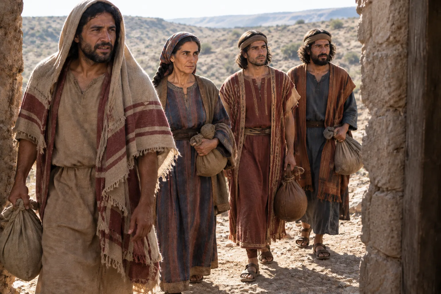The Family Enters Moab (Ruth 1:1–2)